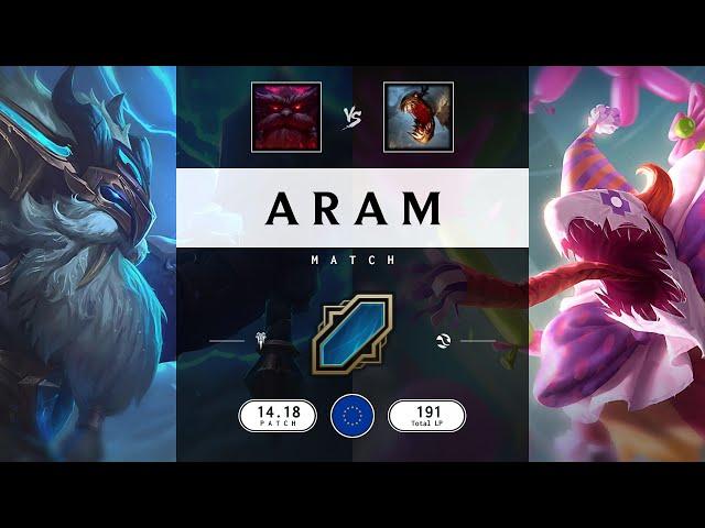 ARAM Match: Super Ornn vs Super Fiddlesticks - EUW server Patch 14.18