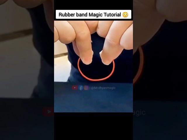 real rubber band magic, || Tutorial  | #shorts #rubber #real