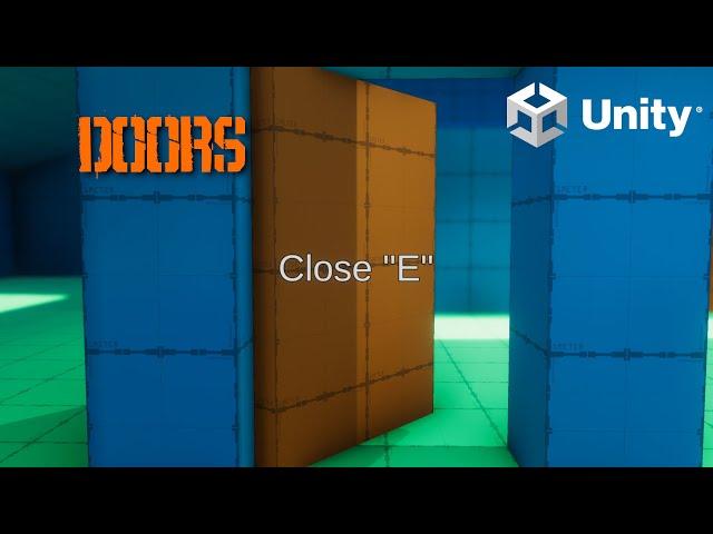 Doors in Unity - Sliding and Rotating Doors | Make Them Automatically Open/Close or Usable