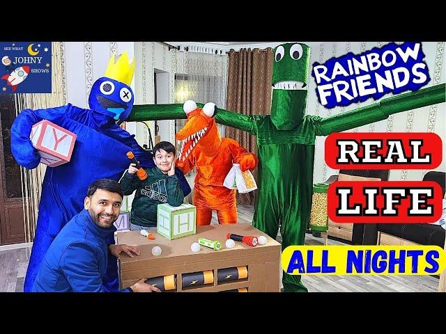 Johny Shows Rainbow Friends In Real Life ALL NIGHTS!