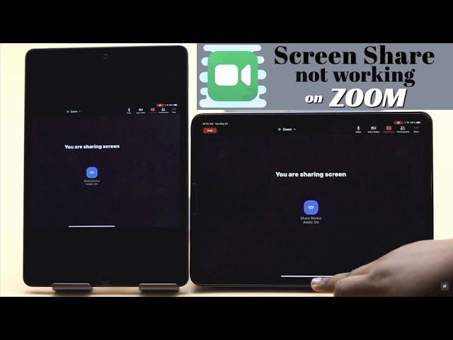 Zoom Screen Sharing Not Working iPad/iPhone? Here's The Fix