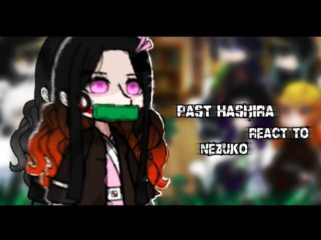 | past Hashira react to Nezuko | Demon slayer | RUS/ENG | / |