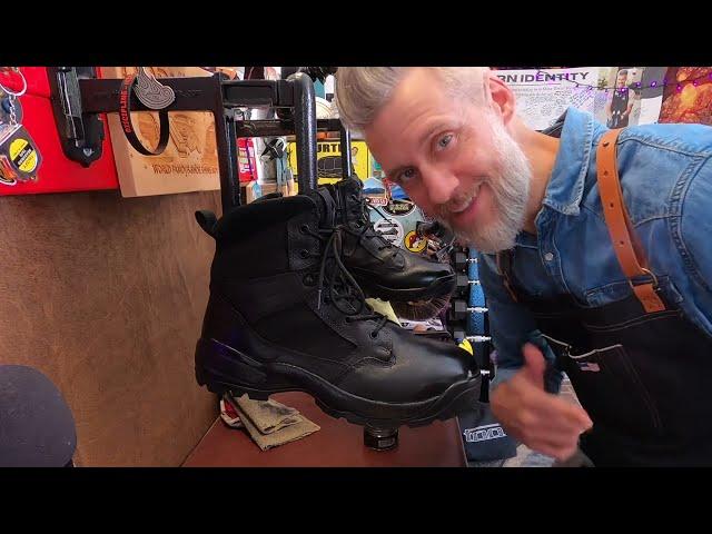 5.11 Tactical Boots | ASMR Shoe Shine with Jason Dornstar