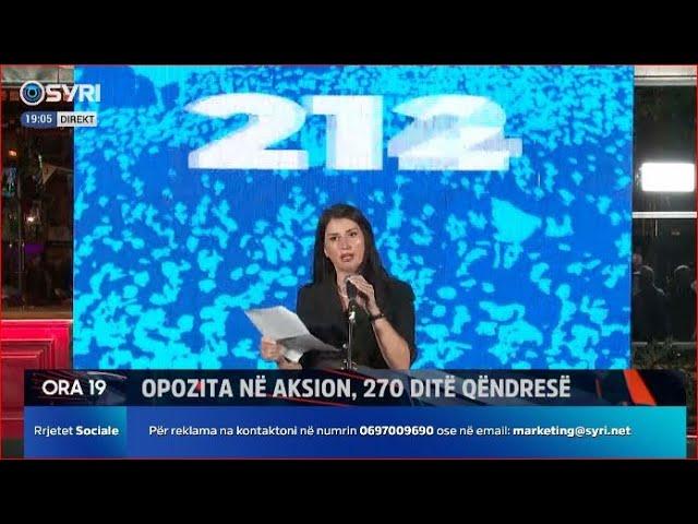 Qytetarët tubim në mbështetje të liderit të opozitës (27.09.2024)