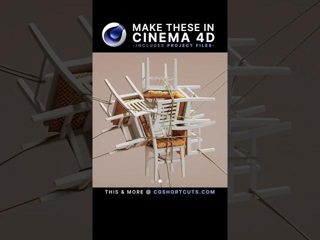 Wrapping Objects with Rope in Cinema 4D⭐Members Only Tutorial + Project File