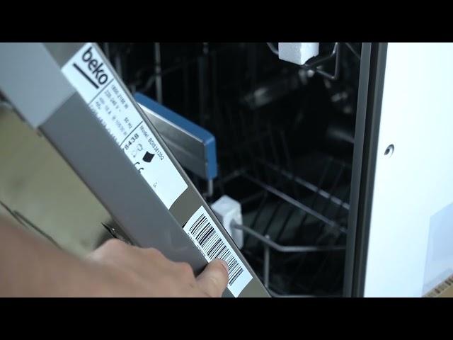 Dishwasher BEKO B300 BDIS38120Q - Where is Serial Number | Locate Serial Number