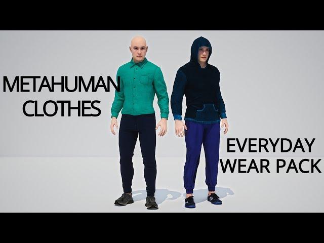 Metahuman Clothes Everyday wear Pack Пак одежды Метахъюмен