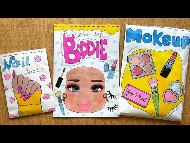 Roblox Makeup baddies Blind bag Paper  ASMR  satisfying opening blind box / NEKEN DANA