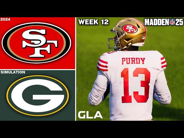 49ers vs. Packers | Week 12 Simulation | Christian McCaffrey | Madden 25 Gameplay