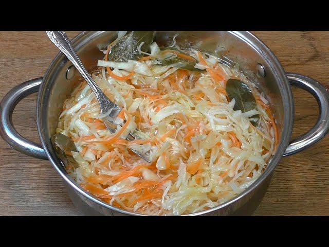 Маринованная КАПУСТА просто восторг! Хрустящая, сочная и очень вкусная. Быстрый простой рецепт!