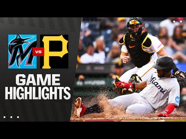 Marlins vs. Pirates Game Highlights (6/10/25) | MLB Highlights