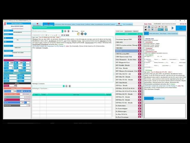 Dossier médical Logiciel de gestion des cabinets Med soft pro