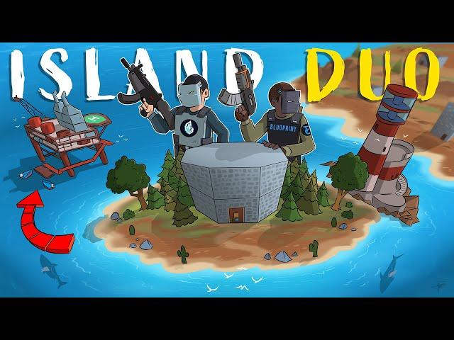 WE LIVED On An ISLAND Next to OIL RIG (Duo Survival) - Rust