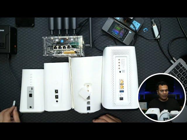 Jom Test 5G Router | Yeacomm, TP-Link, Gteniq, Zyxel, YES