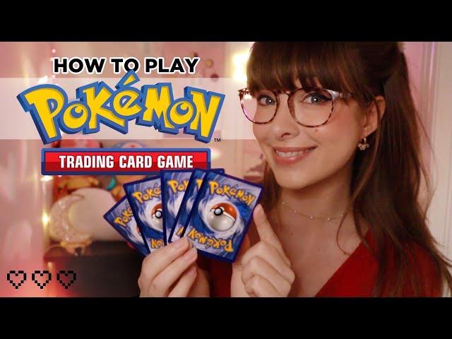 ASMR  Teaching You How To Play The Pokemon Trading Card Game! Relaxing Lessons & Practice Battle!