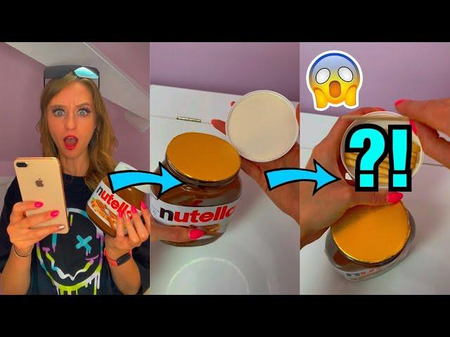 [ASMR] MYSTERY SURPRISE INSIDE EVERY NUTELLA TUB?! *SHOOK* #Shorts