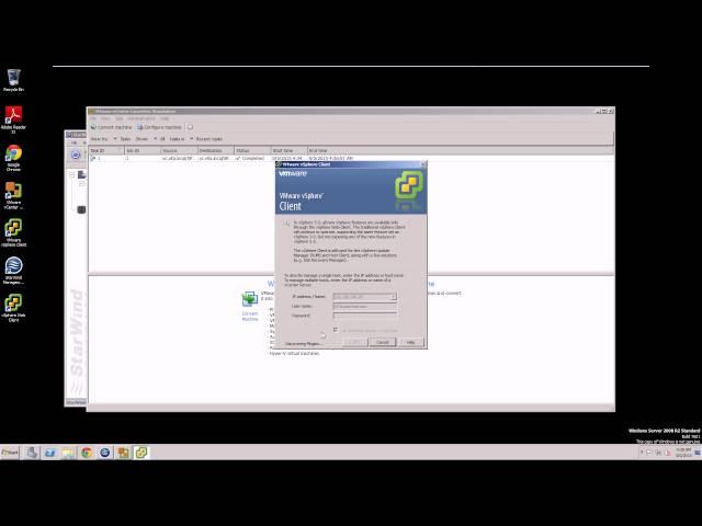 Vmware vsphere 5.5 - lab 16 - VMware Converter