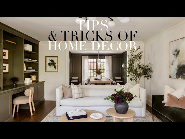 Decor tips & tricks