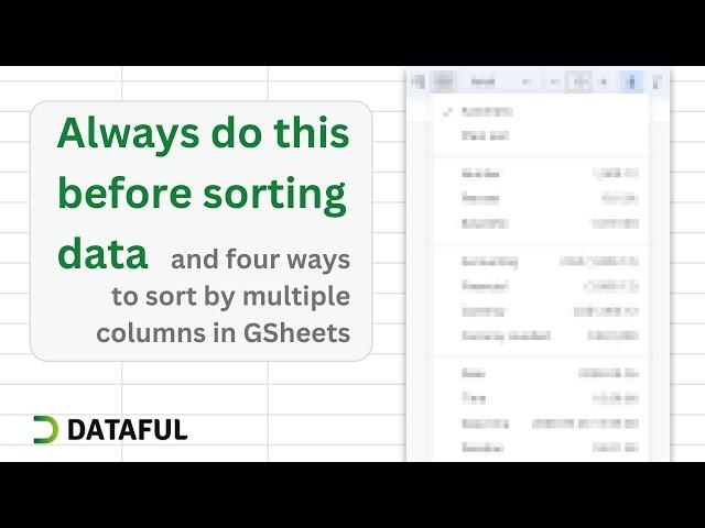 4 Ways to Sort Data in Google Sheets by Multiple Columns (2024)