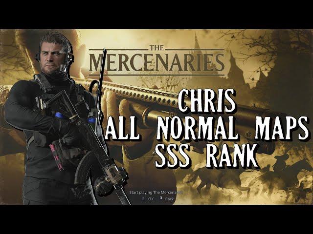 RE8 Mercenaries - Chris - All Normal Maps - SSS Rank