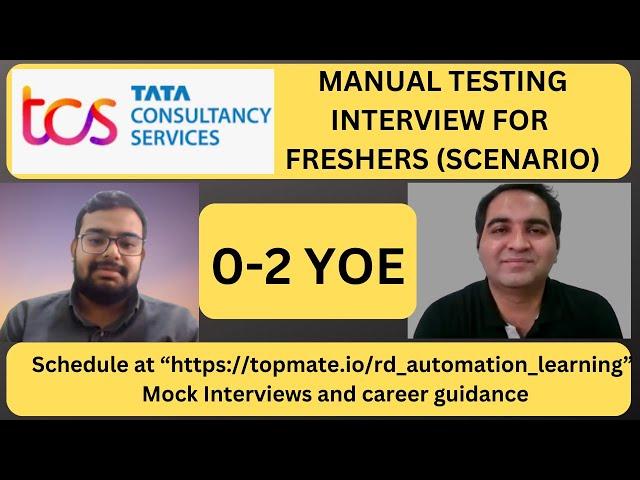 Manual Testing Interview Questions and Answers| Testing Interview Questions | RD Automation Learning