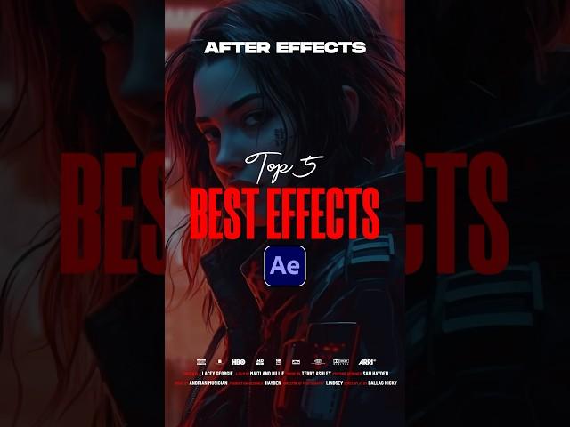 Top 5 Great Effects in After Effects