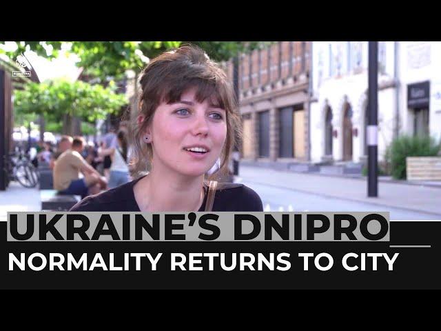 Semblance of normality returns to Ukraine’s city of Dnipro