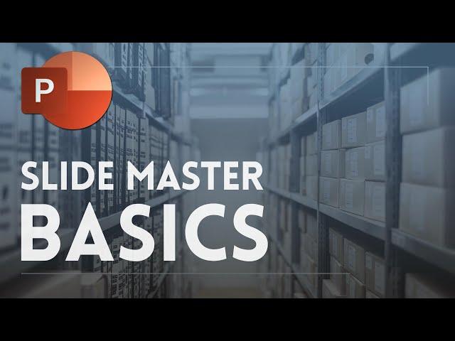 PowerPoint Slide Master tutorial - Placeholders and Basics 