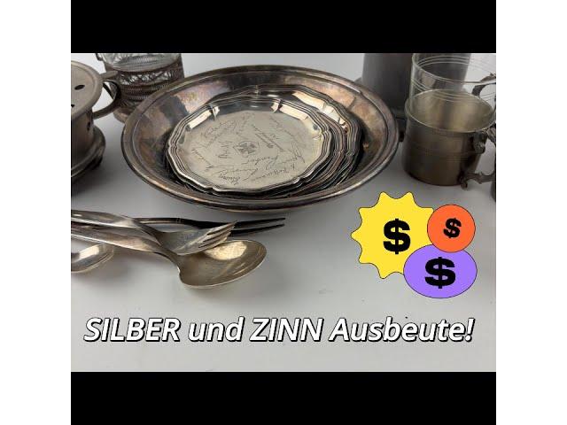 SILBERSCHATZ am Nachmittag! Ich kaufe SILBER und ZINN! Guter Deal!