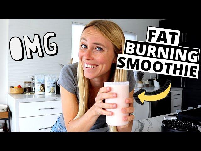 My Daily FAT BURNING Strawberry Smoothie [Smoothies For Weight Loss]