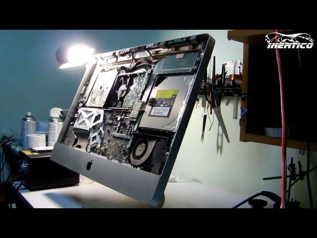 Ремонт Apple iMac A1311 - Замена видеочипа. Разборка. Чистка