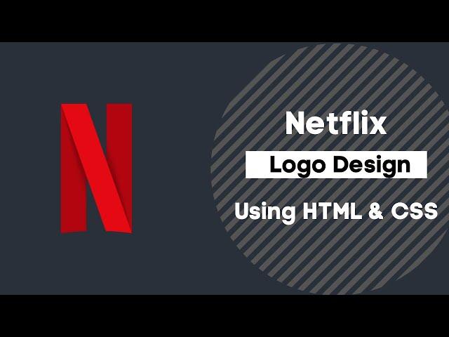 How To create Netflix logo using HTML and CSS