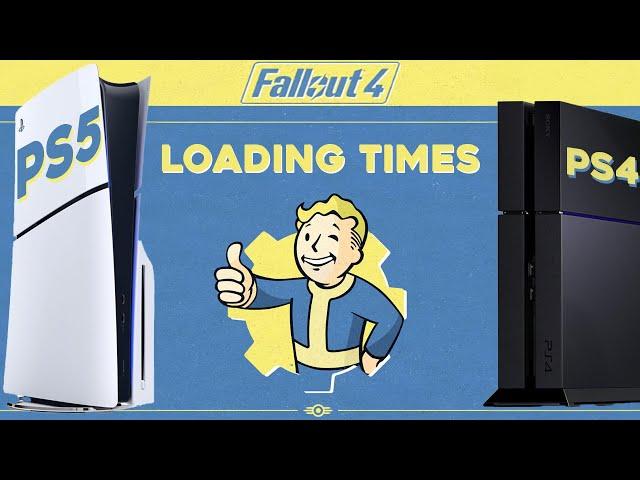 PS5 Fallout 4 Loading Times Playstation 5 vs Playstation 4