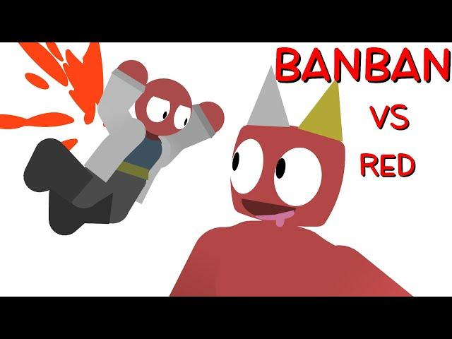 Garten of Banban vs Rainbow Friends / Banban vs Red