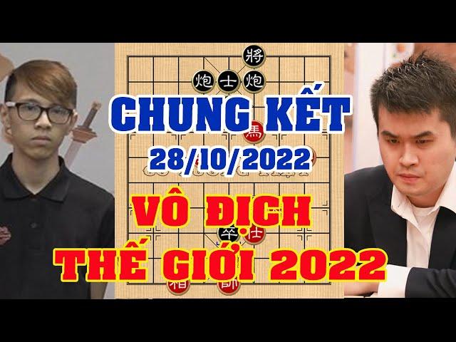 CHUNG KẾT Cờ tướng Vô Địch Thế Giới 2022 - VƯƠNG THIÊN NHẤT đấu PHÙNG GIA TUẤN