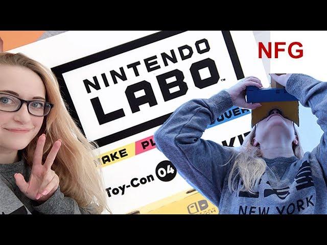 I got to play Nintendo LABO VR! (Switch)