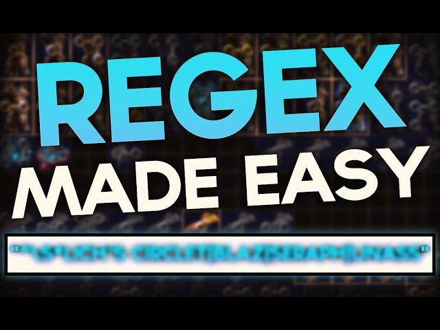 HOW TO MAKE A REGEX FOR RECOMBINATING IN PATH OF EXILE 3.25