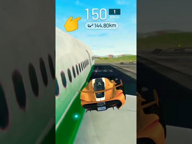  airplane speed check || xtreme car driving simulator #shorts