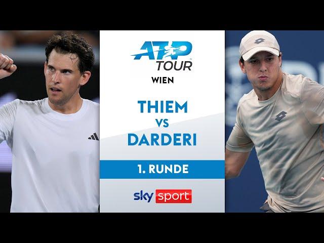 Thiem  vs. Darderi  - Runde 1 | Erste Bank Open Wien 2024 | Highlights - Sky Sport Tennis