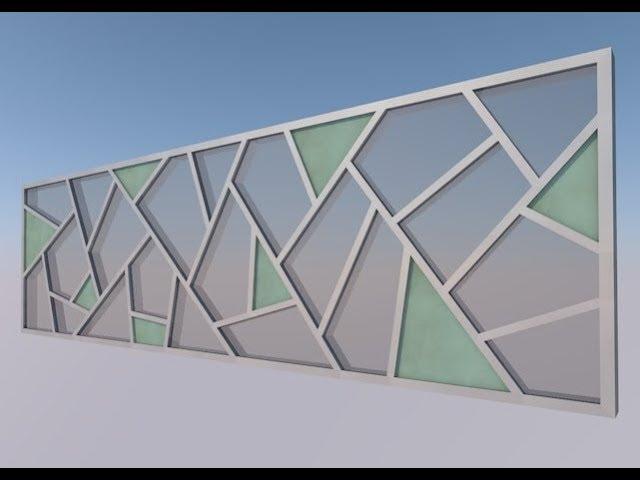 Tutorial Archicad 22 Make Custom curtain wall panel