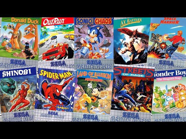 Top 150 best Sega Game gear games in chronological order 1991 -1997