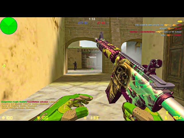  CS 1.6 - CS:GO MOD ON MIRAGE!  +80 KİLL Dark Professional [1080P]