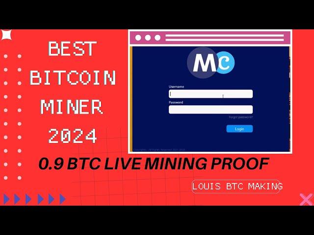 BEST BITCOIN MINER SOFTWARE 2024 | 0.9 BTC LIVE MINING PROOF | Microcryptosofts v4.0.9