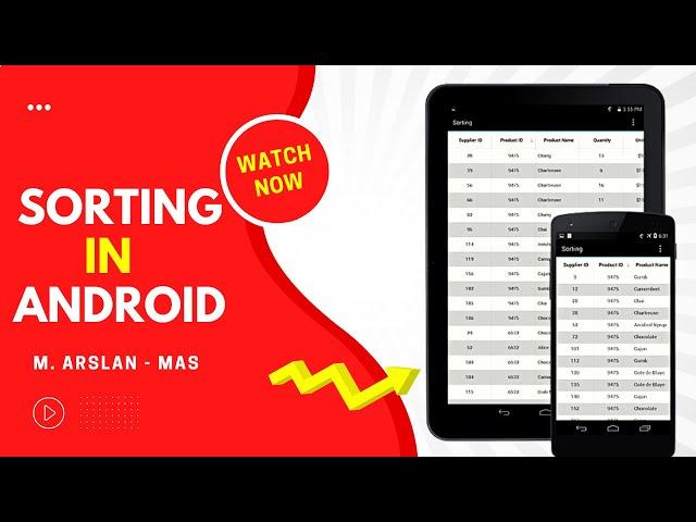 How to Sort Recyclerview items | Sorting In Android Using Model Class | Android Basic Sorting | MAS