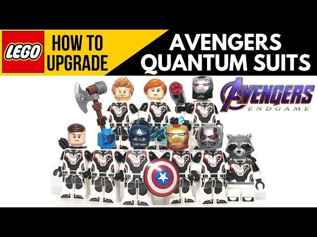 HOW TO Upgrade LEGO Avengers: Endgame QUANTUM REALM TEAM SUITS!