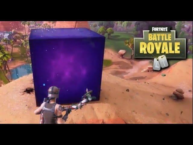 THE FORTNITE RIFT DISAPPEARED!!! NEW CUBE IN PARADISE PALMS!!!