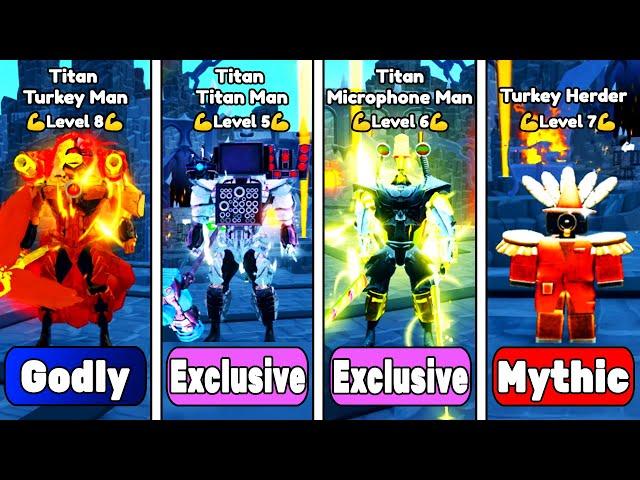 NEW!TITAN TURKEY MAN vs TITAN TITAN MAN vs TITAN MICROPHONE MAN vs TURKEY HERDER | Endless Mode