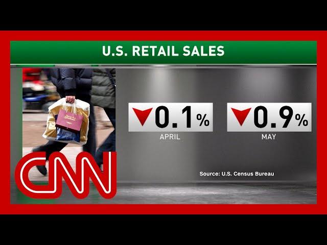 Americans cut back sharply on spending last month amid tariffs