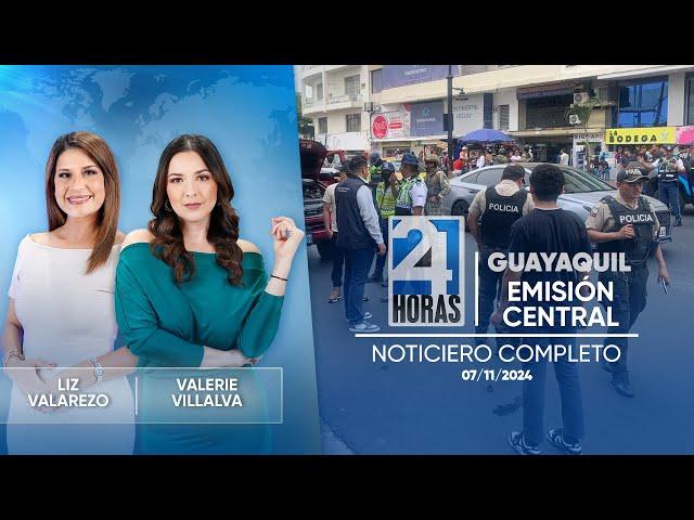 Noticiero de Guayaquil (Emisión Central 07/11/2024)