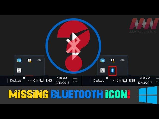 How to Fix Missing Bluetooth Icon in Windows (Enable Bluetooth)